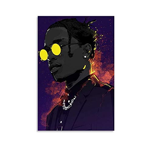 LIULANG ASAP Rocky Babushka Boi Art (2) - Pósteres artísticos de pared con impresión artística moderna para habitación familiar, 30 x 45 cm