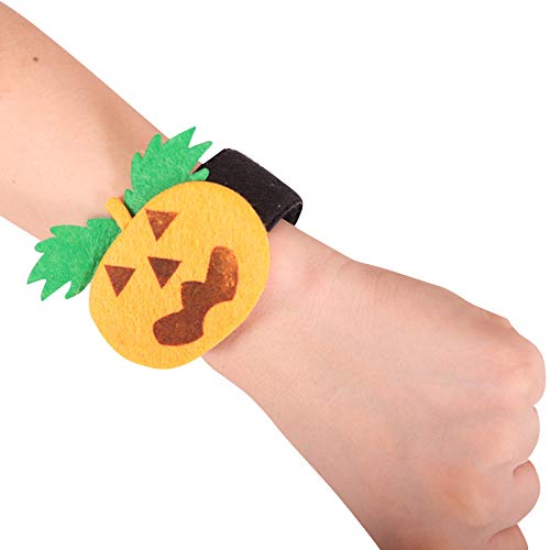 Lushi - Pulsera para Halloween, diseño de calavera con cabeza de calavera