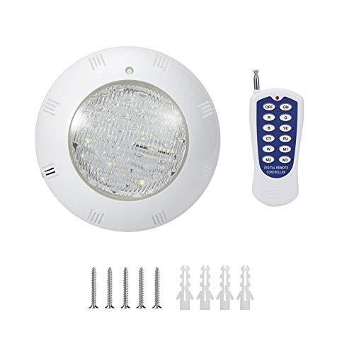 Luz Subacuática 15W Ac12V Luz Blanca Led Luz Subacuática Ip68 Impermeable Rgb Iluminación De La Piscina Luces De La Fuente Luces Sumergibles De La Piscina Focos Para Piscina Foco Piscina (blanco)