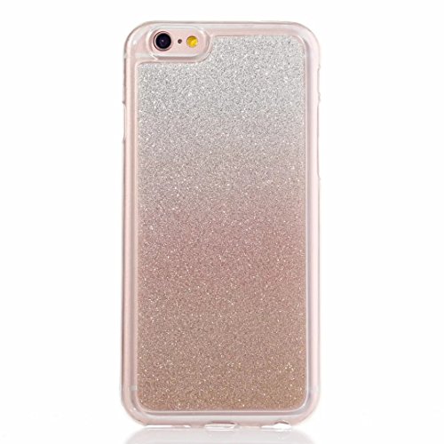 MUTOUREN iPhone 6 Plus / 6S Plus Funda de movil Calidad Alta TPU Silicona Funda cáscara Protectora Shell Soft Funda Caso Cubierta Oro Rosa Sistemas de teléfono móvil Shell Manguito Protector