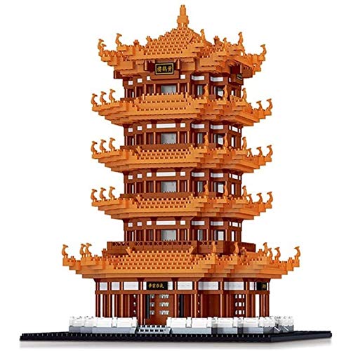 N\A ZT Miniatura Torre de grúa Amarilla Diamond Pequeño partículas ensambladas Puzzle Edificio Modelo de la Serie Bloque de construcción de Juguete (4000pcs)