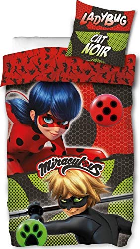 New Discount Miraculous - Juego de funda nórdica