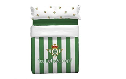 NEW IMPORT Funda nórdica 2 Piezas Real Betis Balompié. 100% algodón (Cama 90)