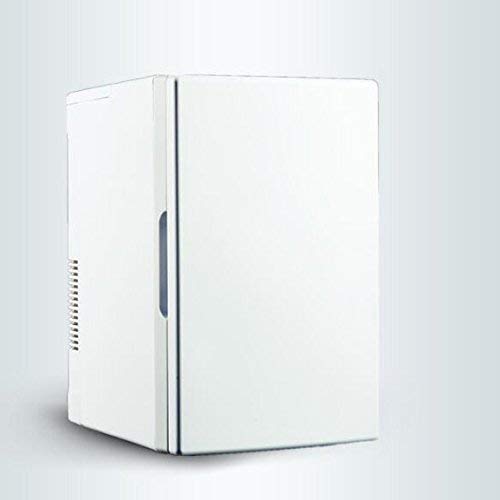 NLRHH Mini Kuuml; Hlteil, Coche portátil Frigorífico 18L Hogar Dual Dual Estudiante Dormitorio Mini Refrigerador Mini Compacto Refrigerador -White Peng