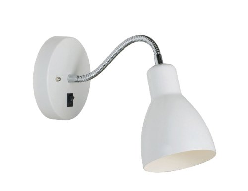 Nordlux 72991001 Cyclone - Lámpara de pared (bombilla E14 de 40 W), color blanco