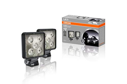 OSRAM LEDriving CUBE VX70-WD, OFF ROAD Faros de trabajo LED para iluminación de campo cercano, wide, 550 lm, haz de luz ≤ 43 m, focos LED rectangulares de alto rendimiento, 2 lámparas