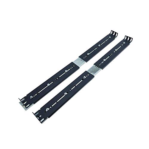 RackMatic - Guías laterales telescópicas de 600 mm extensibles para caja rack 19" IPC