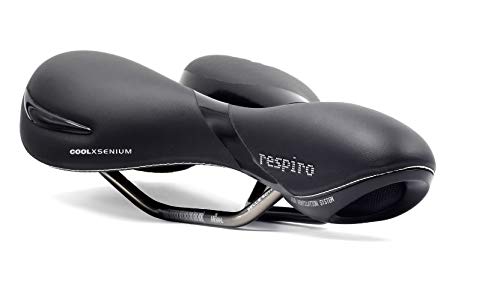 Selle Royal Sillín Sport Respiro Athletic para Hombre, Hombre, 5130HRTA891L4, Negro, L