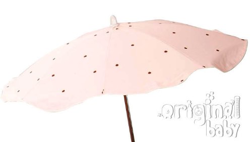 Sombrilla bebé piqué bodoque Rosa + Flexo Universal, Parasol