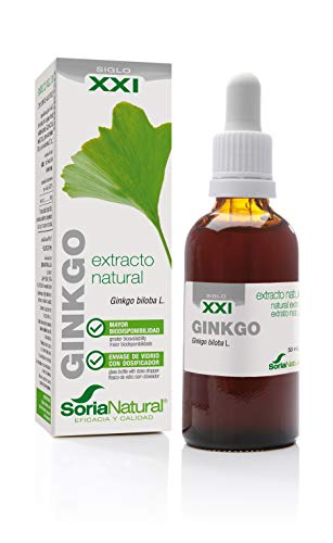 Soria Natural - EXTRACTO DE GINKGO BILOBA S. XXI - 50 ml – Antioxidante (PACK1)