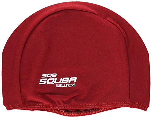 Squaba 0020873 Gorro de Natación, Rojo, S