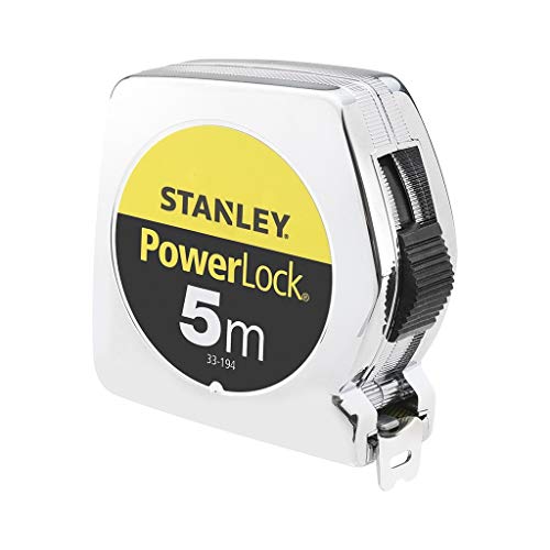 STANLEY 0-33-238 Cinta métrica Powerlock (Caja sintética), 3 m, 3m