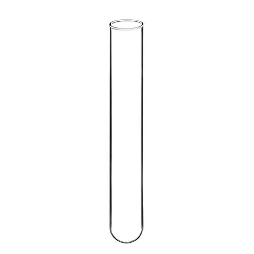 stonylab 20-Paquete Tubo de Prueba de Vidrio de Borosilicato, 20mm de OD x 150mm de Longitud, Tubos de Ensayo Tubos de Prueba Test Tubes (Paquete de 20)