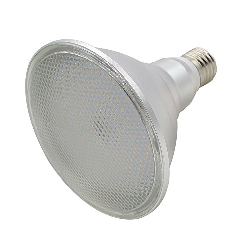 Super brillante PAR38 18W Foco de luz LED Bombilla E27 180W equivalente de bombillas lm 120 degree Ángulo de haz, aluminio, Blanco cálido 2700k