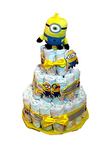 Tarta de pañales DODOT Minion (DespicableMe) (Talla 2 (3-6 kg))