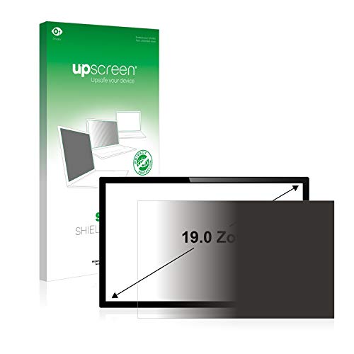 upscreen 19" Filtro de Privacidad para PCs de Panel táctil con 19 Pulgadas (48 cm) (420 x 240 mm, 16:9) Protector Anti-Espia Privacy Filter
