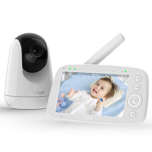 GHB Camara Vigilancia Bebe Vigilabebes con Camara con LCD 3.5 720P Batería  de 2000mAh Visión Nocturna Comunicación Bidireccional VOX : : Bebé
