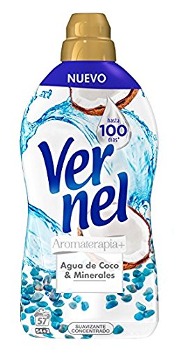 Vernel suavizante agua de coco y minerales 54 + 3 lavados gratis