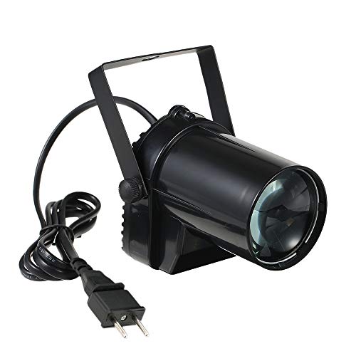 Walmeck CA 90-240V 3W Mini Solo Color Haz Foco Pinspot Efecto Etapa luz lámpara LED para Esquina ciega Fiesta Tienda Bar