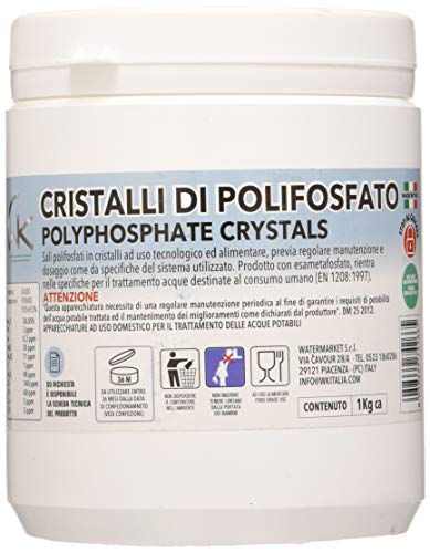 WK Cristales de polifosfato 1 kg, blanco