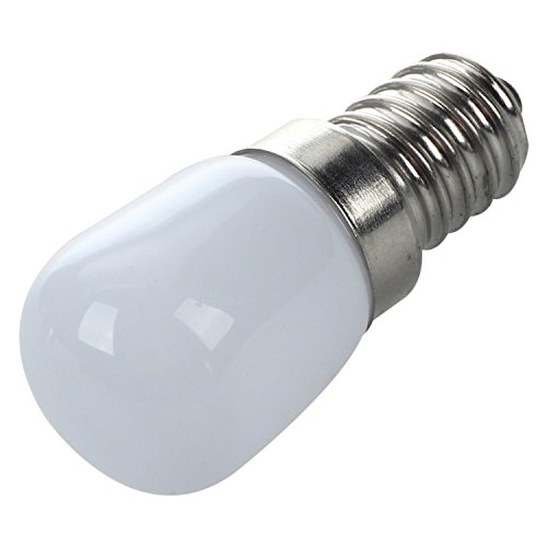 WOVELOT 1.5W Ses E14 2835 Smd Frigorífico Congelador Bombillas Led Lámpara Pigmeo 220V Color: Blanco Paquete: 1Pcs