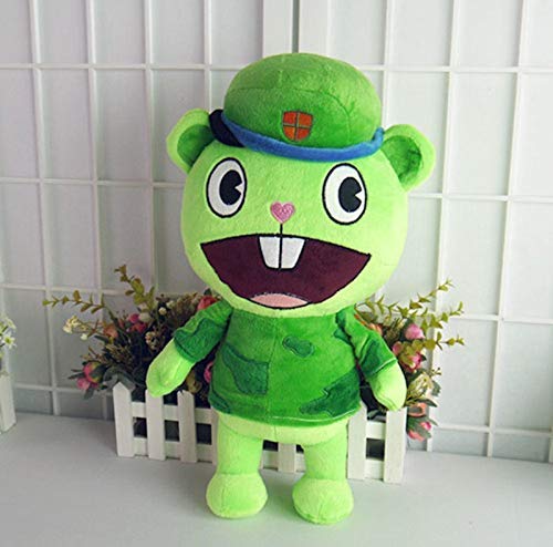 Xin Yao Store 40Cm Happy Tree Friends Muñecos De Peluche Anime HTF Flippy Juguetes De Peluche Almohada Suave para Regalo De Niños