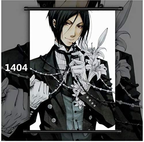 Xuyang Black Butler Sebastian Michaelis Anime Manga Cartel de Pared Desplazamiento 40x50cm A-781