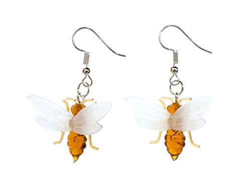 Abeja del vuelo hormiga pendientes Miniblings remolque alas animales insectos miel animales