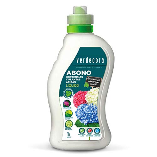 ABONO LIQUIDO HORTENSIAS Y PLANTAS ACIDAS 1L VERDECORA