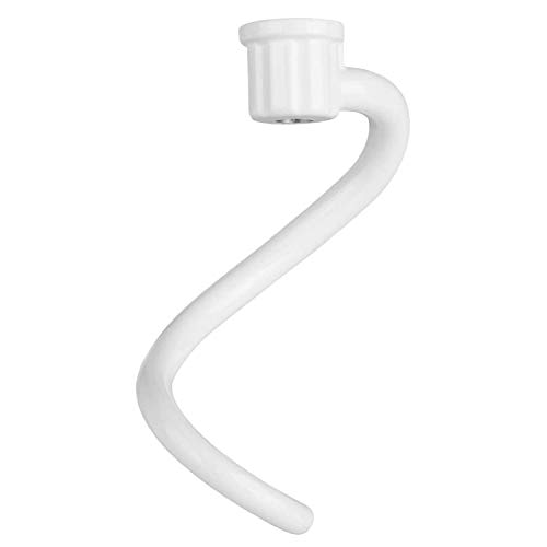 ADDFOO Gancho de Masa en Espiral de Repuesto para Kitchen Aid Batidora - Gancho de Masa Recubierto para Accesorio de Batidor K5SS K5A KSM5 KS55 Pro 600