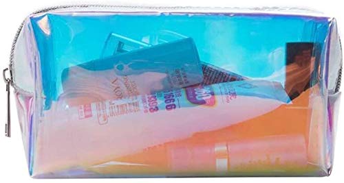 Almacenamiento Almacenamiento cosméticos personalizados impermeable transparente bolsa de almacenamiento portátil bolsa de lavado Damas Bolsa de Cosméticos láser bolso cosmético herramienta de almacen