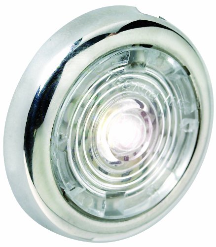 attwood LED luz para Interior y Exterior Acero Inoxidable Bisel - 6342R7, Rojo