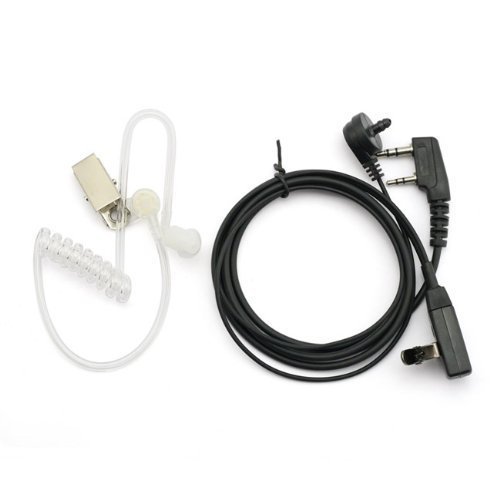 Auriculares con micrófono PTT Security de 3,5 mm para Baofeng UV-5R/Plus Wouxun Kenwood K-Norm