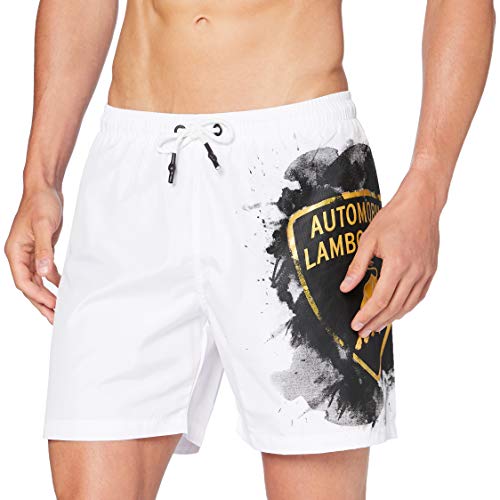 Automobili Lamborghini Costume da bagno Lamborghini Man Pantalones Cortos, K71, XL para Hombre