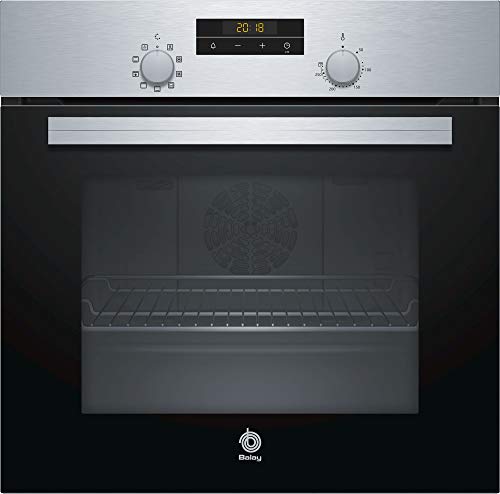 Balay 3HB2030X0 - Horno (Medio, Horno eléctrico, 66 L, 66 L, 1 estanterías, Negro, Acero inoxidable)