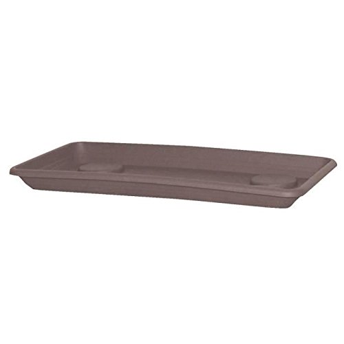 Blim Anthea Plato Rectangular para Jardinera, marrón Oscuro, 80 cm