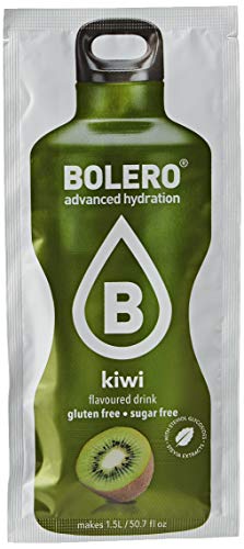 Bolero Bebida Instantánea Sin Azúcar, Sabor Kiwi - Paquete de 24 x 9 gramos - Total 216 gramos