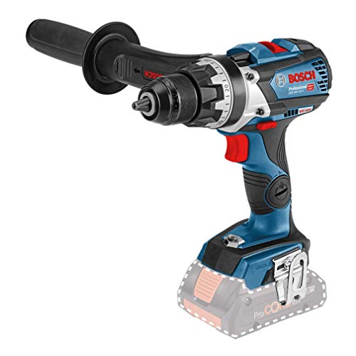 Bosch Professional 18V System GSR 18V-110 C - Atornillador a batería (110 Nm, Ø máx. tornillo 12 mm, conectable, sin batería, en caja)