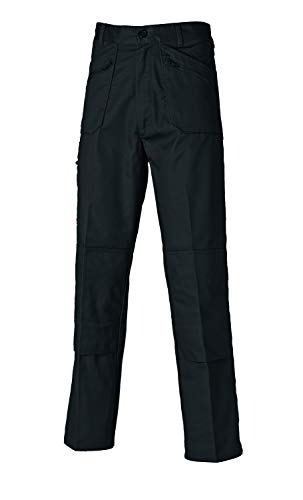 Dickies Redhawk Action Pantalones de trabajo, Hombre, Negro (Black), 42R (Talla del fabricante: 32R)