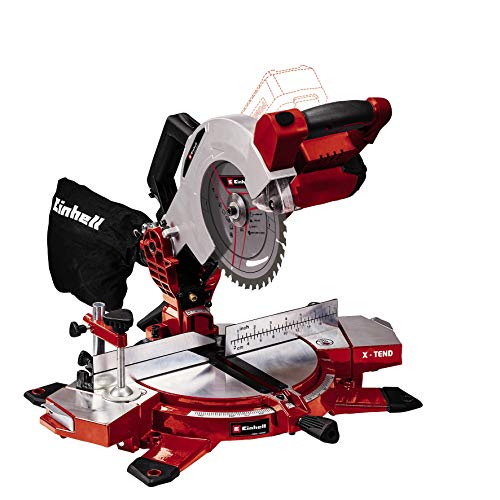 Einhell Ingletadora Inalámbrica TE-MS 18/210 Li-Solo, 0 W, 18 V, Rojo, Sin Batería