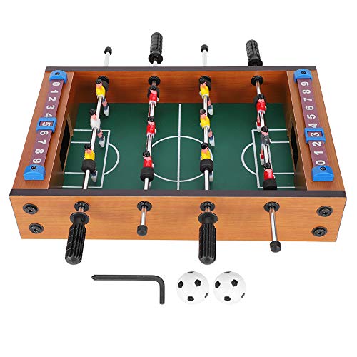 Fdit Mesa de futbolín Mini futbolín de Mesa Soccerball Sports Indoor Table Soccer Set para arcadas, Sala de Juegos, Bares, Fiestas