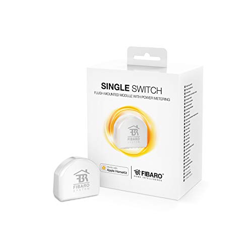 Fibaro FGBHS-213 regulador inteligente de luz Inalámbrico Blanco - Reguladores inteligentes de luz (Inalámbrico, Bluetooth, Blanco, Pared, 2400 MHz, Botones)