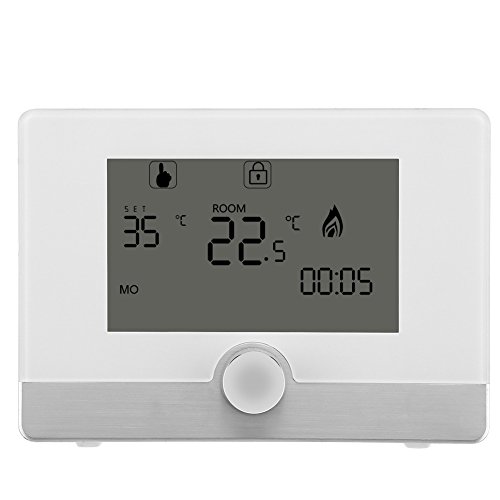 FTVOGUE - Termostato digital de pared programable para sistema de calefacción con caldera