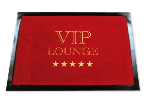 Fußmatte "VIP Lounge rot"