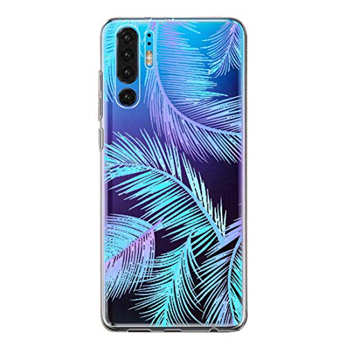 Funda compatible con Huawei P30 Pro, transparente, diseño ligero pero duradero, de silicona, antichoque, carcasa de silicona suave, suave gel de Bumper Cover 1 Talla única