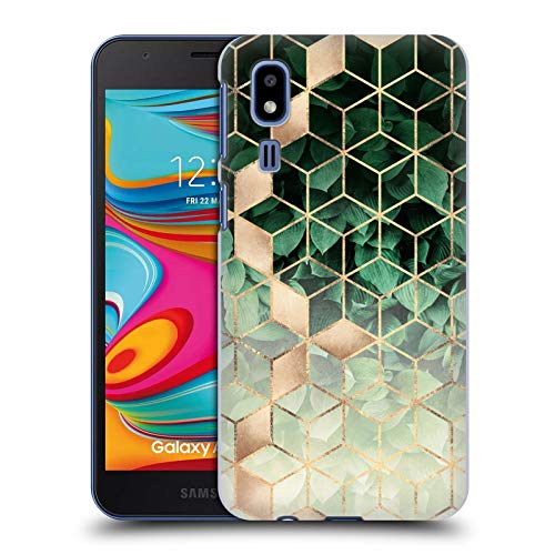 Head Case Designs Oficial Elisabeth Fredriksson Hojas Y Cubos Brillos Carcasa rígida Compatible con Samsung Galaxy A2 Core (2019)