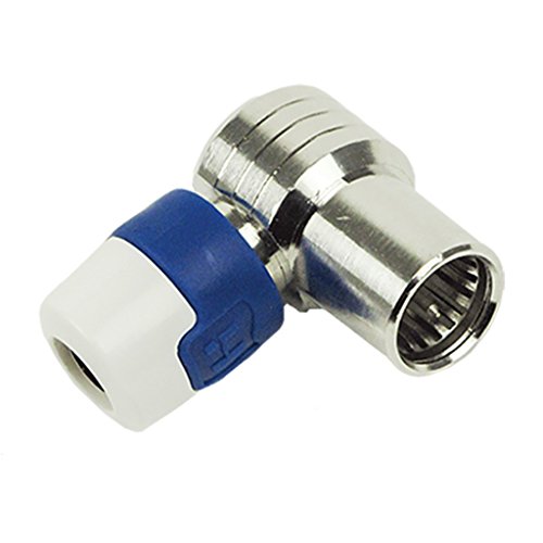 Hirschmann QFA 5 F Connector Male Wit/Blauw