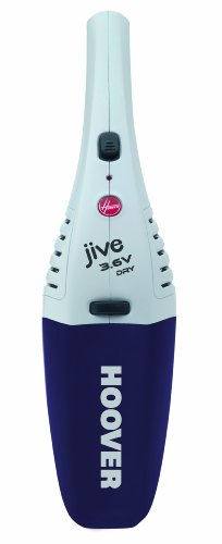 Hoover Jive SJ36DWV6 Dry Aspirador de mano para sólidos, Batería NiMh 3,6 V, 10 min autonomía, 0.3 litros, 73 Decibelios, Blanco