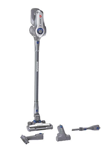 Hoover Rhapsody Power RAP22PTLG Aspiradora Escoba sin Cable, Cepillo Pelo de Mascota, Luces, Antialergias, Batería extraíble de Litio 22 V, Tecnología H-Spin Core, Display LED, Gris