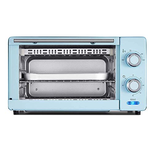 Horno eléctrico pequefo Horno, Inicio 11L mini horno de cocción, 8 pulgadas de la torta de gasa, 8 alas de pollo 6 huevo tartas, doble asa a Net y 60 Momento minuto, incluida bandeja de escoria indepe